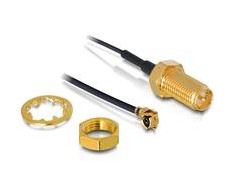 Delock antenos kabelio RP-SMA lizdas montavimui > MHF/U.FL-LP-068