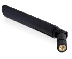 Delock GSM / UMTS antenos SMA kištukas 1.0 - 3.5 dBi omnidir.l su pakreipimu. juodas