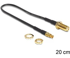 Delock antenos kabelio SMA lizdas montavimui &amp;gt; TS-9 kištukas 200 mm