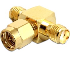 Delock HF Adapteris Delock SMA Bu > SMA St > SMA Bu T-Stück - 88711