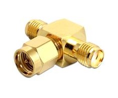 Delock HF Adapteris Delock SMA Bu > SMA St > SMA Bu T-Stück - 88711