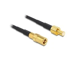 Delock Antennenkabel SMB Stecker > SMB Buchse RG-174 0,5 m