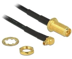 Delock antenos kabelis 0,3 m juodas (88936)