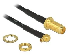 Delock antenos kabelis 0,3 m juodas (88936)
