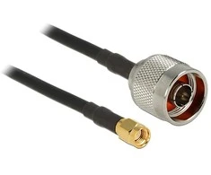 Delock Antennenkabel N Stecker > RP-SMA Stecker CFD200 2,0 m