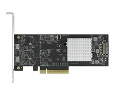 Delock 89009 - PCIe - USB 3.2 Gen 2 (3.1 Gen 2) - Low-profile - PCIe 2.0 - SATA 15-pin - 20 Gbit/s