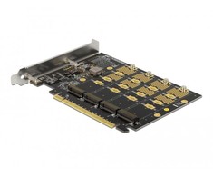 Delock PCI Express x16 kortelė iki 4 x vidinio NVMe M.2 rakto M – išsišakojimas