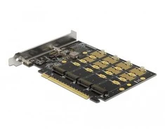 Delock PCI Express x16 kortelė iki 4 x vidinio NVMe M.2 rakto M – išsišakojimas