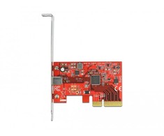 Delock PCI Express x4 kortelę su 1 x išoriniu SuperSpeed USB 20 Gbps