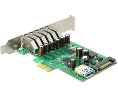 Kontroleris Delock PCIE 2.0 x1 – 7x USB 3.0 (89377)