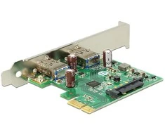 „Delock PCIe IOI“ > USB 3.0 2 prievadų žemo profilio forma