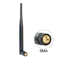 Delock 89438 - 5 dBi - 2.4 - 2.4835 / 5.15 - 5.7250 GHz - IEEE 802.11a,IEEE 802.11ac,IEEE 802.11b,IEEE 802.11g,IEEE 802.11n - 5 dBi - 50 ? - Omni-directional antena