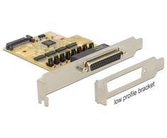 KARTA PCI EXPRESS X1->4X DB-9(COM) NA KABLU 5V/12V CHIPSET:SUN2410 DELOCK