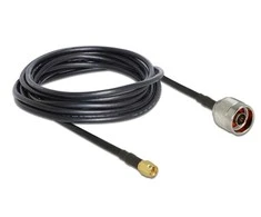 Delock Antennenkabel N Stecker > SMA Stecker RG-58 C/U 5 m