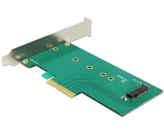 Delock PCIe x4 > 1x M.2 Key M NVMe žemo profilio formos faktorius