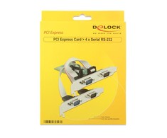 Delock PCI Express x1 Karte zu 4 x Seriell RS-232