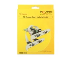 Delock PCI Express x1 Karte zu 4 x Seriell RS-232