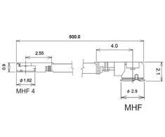 Delock MHF I - MHF IV 0.5m