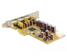 Delock 89655 - PCIe - USB 2.0 - China - Pericom PI7C9X - 0.48 Gbit/s - Box