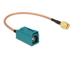 DELOCK Antennenkabel FAKRA Z-Bu > RP-SMA St RG-316 0.20m