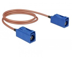 Delock Antennenkabel FAKRA C Buchse > FAKRA C Buchse RG-316 50 cm