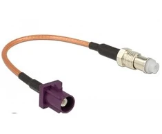 Delock Antennenkabel FAKRA D Stecker > FME Buchse RG-316 15 cm