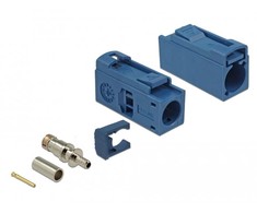 Delock FAKRA C Buchse 25 mm (lang) zum Crimpen