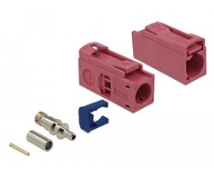 Delock FAKRA H Buchse 25 mm (lang) zum Crimpen