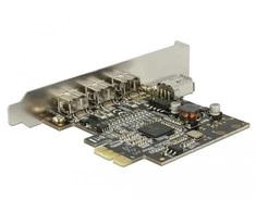 Karta jungiama į tinklą Delock DELOCK PCIe-Card > 3x ect. FireWire B + int. FireWire A