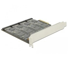 Valdiklis Delock PCie x4 – 4x M.2 SATA B raktas (89888)