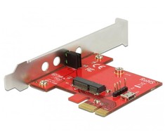Delock PCI Express Karte > 1 x intern M.2 Key E - Low Profile Formfaktor