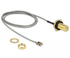 Delock Antennenkabel RP-SMA Buchse zum Einbau zu MHF® I LK Stecker 1.13 50 cm