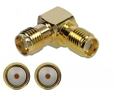 Delock Adapteris SMA Buchse zu SMA Buchse 90° 10 GHz