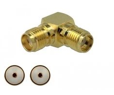 Delock Adapteris SMA Buchse zu SMA Buchse 90° 3 GHz