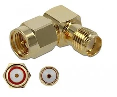 Delock Adapteris SMA Stecker zu SMA Buchse 90° 10 GHz