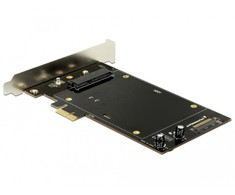 „DeLOCK PCIe x1“ plokštė, skirta 2 SATA HDD / SSD