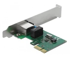 DELOCK Gigabit LAN 1x RJ45 + žemo profilio Delock