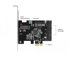 Delock PCI Express kortelę prie 2 x vidinių USB 3.0 kontaktų jungčių