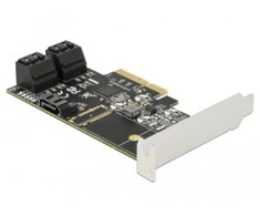 Delock 5 Port SATA PCI Express x4 kortelė – žemo profilio formos koeficientas
