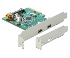 „Delock PCI Express x4“ kortelė – 2 x išorinis USB 10 Gbps (USB 3.1) USB Type-C