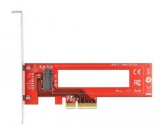 Delock PCI Express x4 kortelė su 1 x M.3 / NF1 lizdu – žemo profilio formos koeficientas
