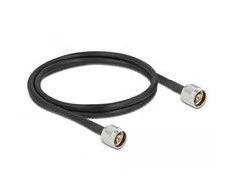 „DeLOCK“ antenos kabelis N kištukas į N kištuką LMR/CFD300 1 m mažo nuostolio, 1 m, LMR300, juodas