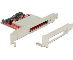 Kietasis diskas Delock 91495 - CFast,CFast 2.0 - Juodas,Raudona,Sidabrinis - SATA - Box