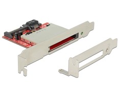 Kietasis diskas Delock 91495 - CFast,CFast 2.0 - Juodas,Raudona,Sidabrinis - SATA - Box