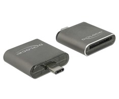 DeLOCK kortelių skaitytuvas – C tipo USB SDHC / SDXC – vieno lizdo kortelių skaitytuvas