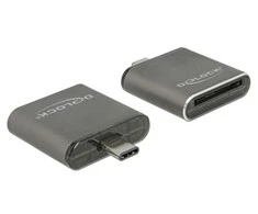 DeLOCK kortelių skaitytuvas – C tipo USB SDHC / SDXC – vieno lizdo kortelių skaitytuvas