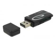 Delock Mini USB 2.0 kortelių skaitytuvas su SD ir Micro SD lizdais