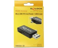 Skaitytuvas Delock USB 2.0 / microUSB (91731)