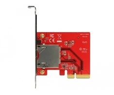 „Delock Karta PCI-E“ su 1x išoriniu CFexpress/XQD lizdu (91748)