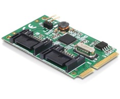 „Delock Mini PCIe“ valdiklis – 2x SATA III (95233)